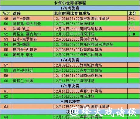 全面解析世界杯比赛结果